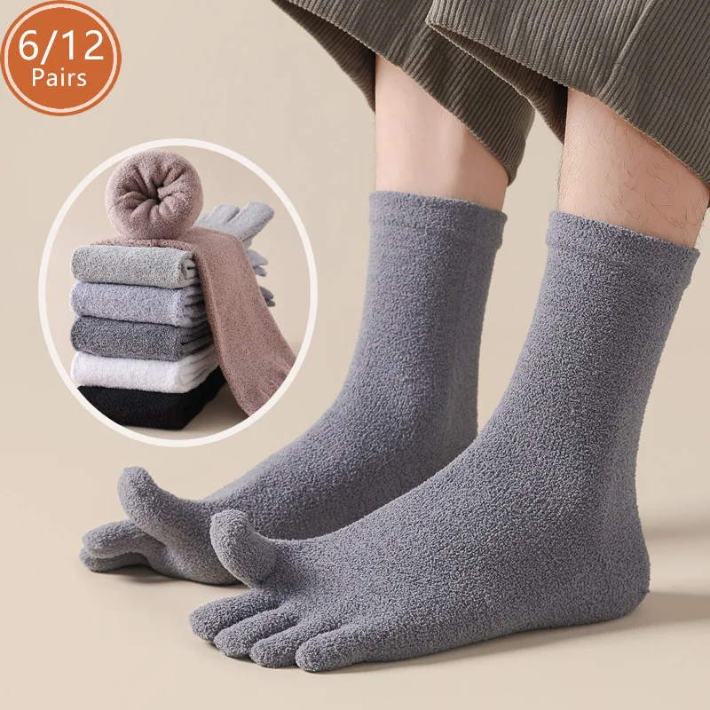 6/12 пар толстых термоносков с – обзор и цена Thermal Sock Winter