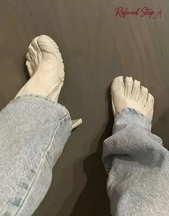 Модные женские ботильоны с раз – обзор и цена Toe Sock Split