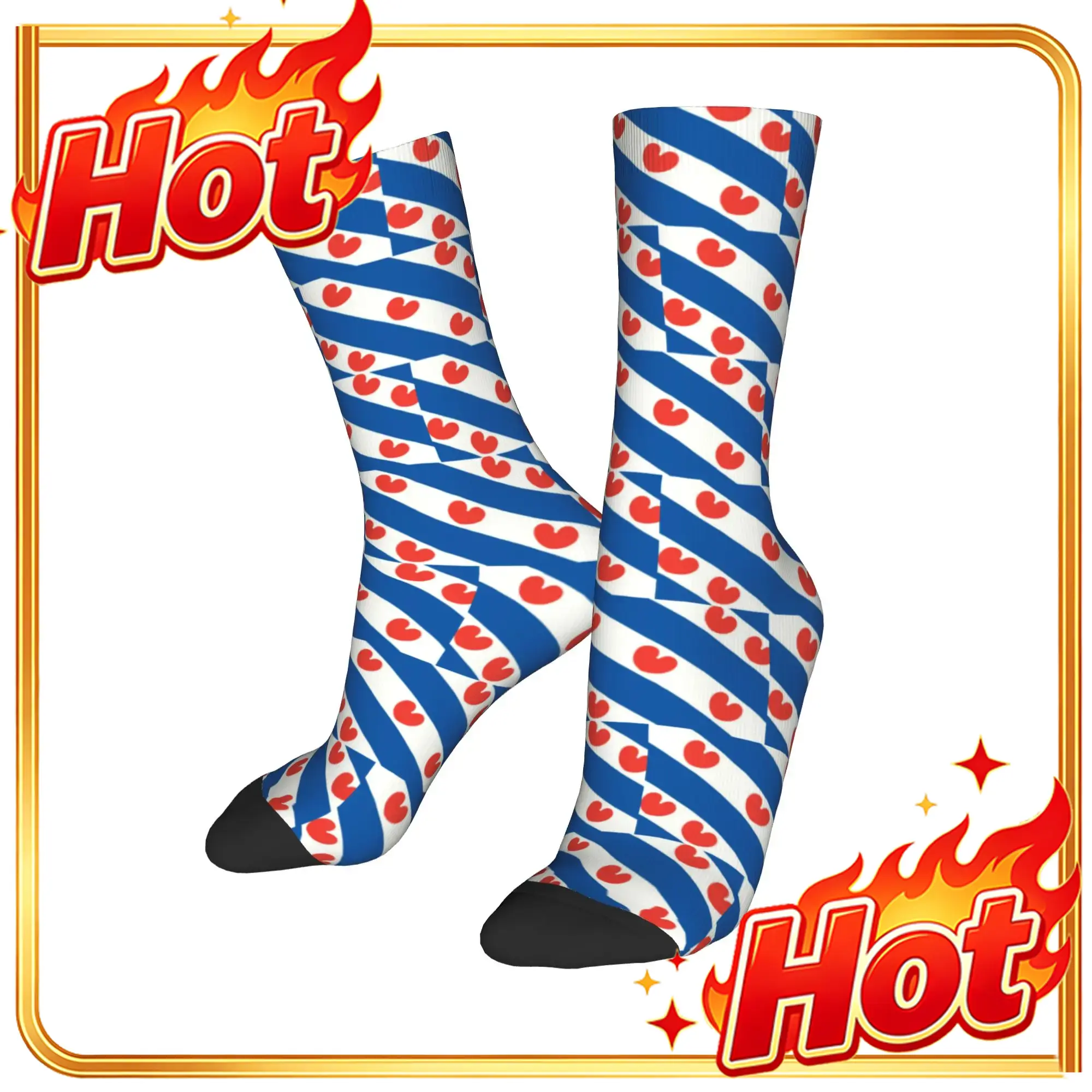 Мужские носки с флагом Фрислан – обзор и цена Dress Sock Men